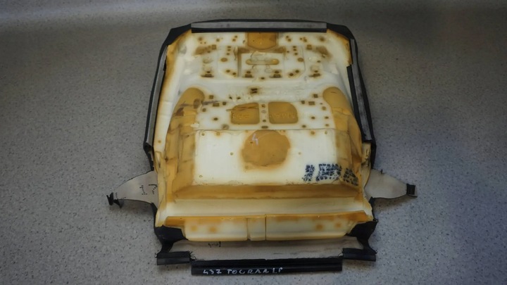 фото №6, Обивка обшивка сиденья левый перед водителя сиденье vw touran i