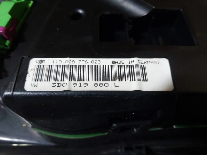 фото №6, Спидометр / спидометр volkswagen passat b5 1.9tdi 3b0919880l