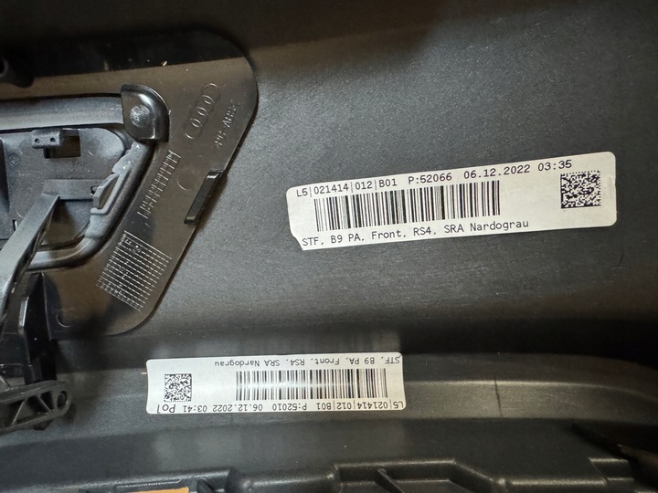 фото №14, Audi rs4 b9 8w рестайлінг 2023 бампер перед 6xpdc камера 8w0807065bk ly7c 0km