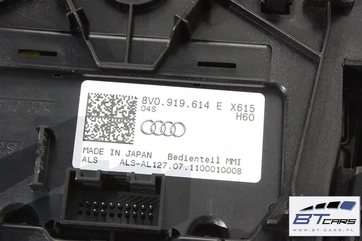 фото №6, Audi a3 набір mmi 3g+ монітор + зчитувач mib + панель 8v0035020 8v0919604 8v