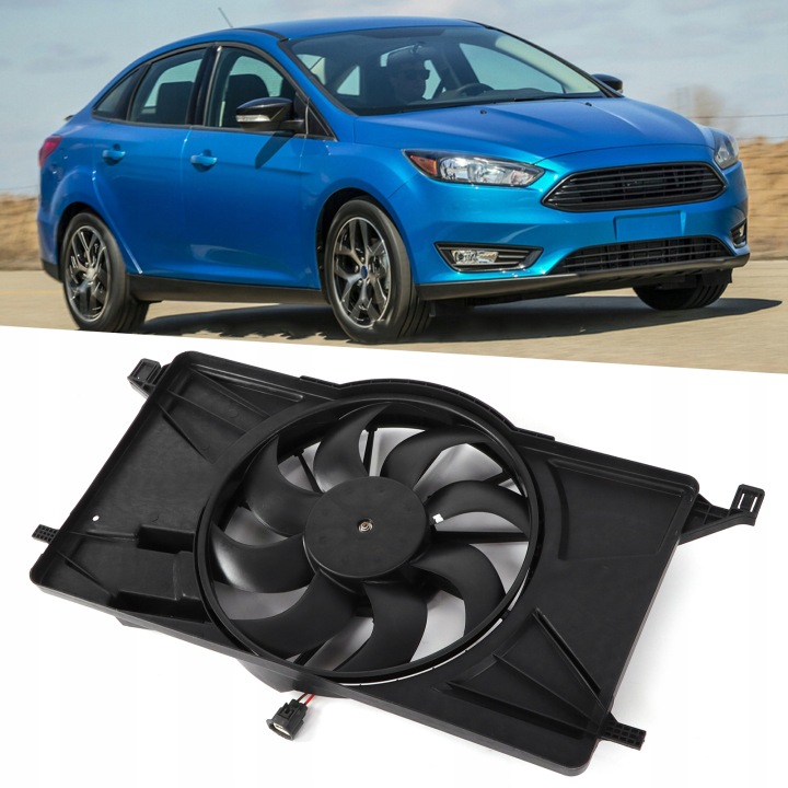 фото №13, Авто запчасти 2012-2018 ford focus вентилятор системы охлаждение кондиционера 1