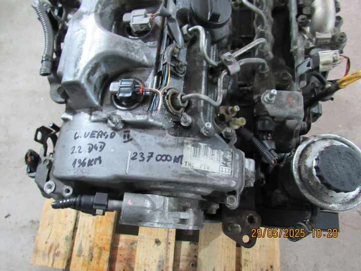 фото №6, Двигатель комплектный toyota corolla verso ii 2.2 d4d 2ad 136km