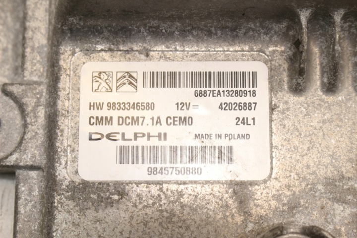 фото №5, Блок керування двигуном (ебу, комп'ютер двигуна) 9833346580 peugeot expert iii jumpy 2.0 блакитний hdi