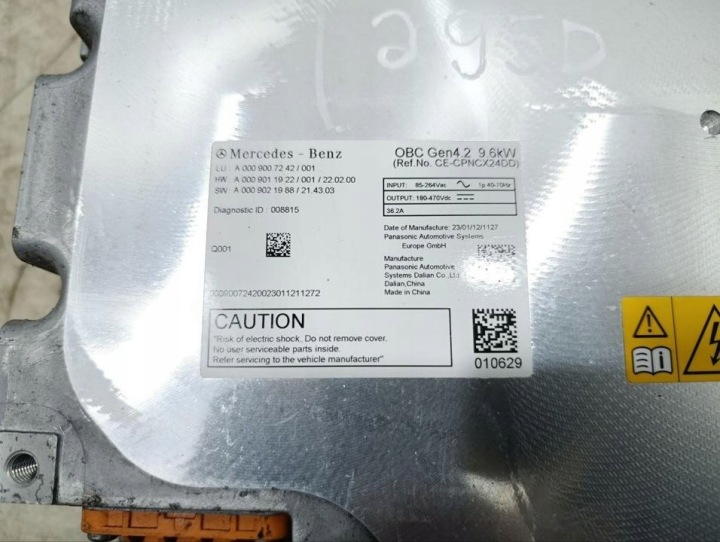 фото №10, Инвертор з блок розжига ксенона mercedes-benz eqe suv 2024 a0009007242