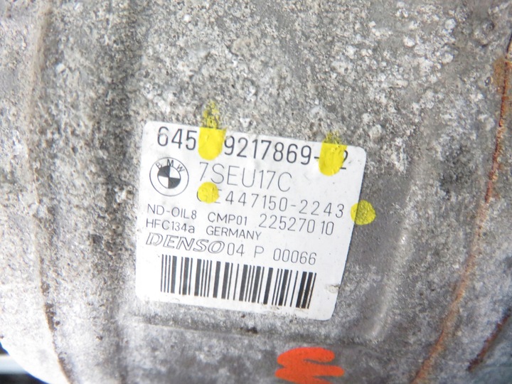 фото №7, Компресор кондиціонера bmw x3 f25 xdrive 35 i 9217869 4471502243