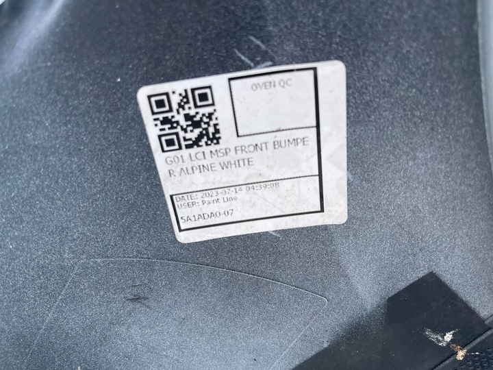 фото №12, Бампер bmw x3 g01 lci рестайлинг 2022 м-пакет перед переднее 8081055