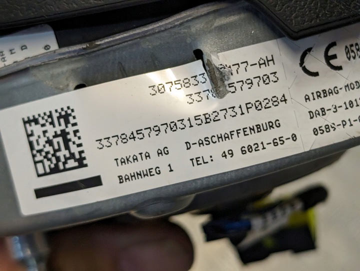 фото №10, Bmw f10 f20 f30 f48 f49 x1 3074997 повітряна подушка водія air bag