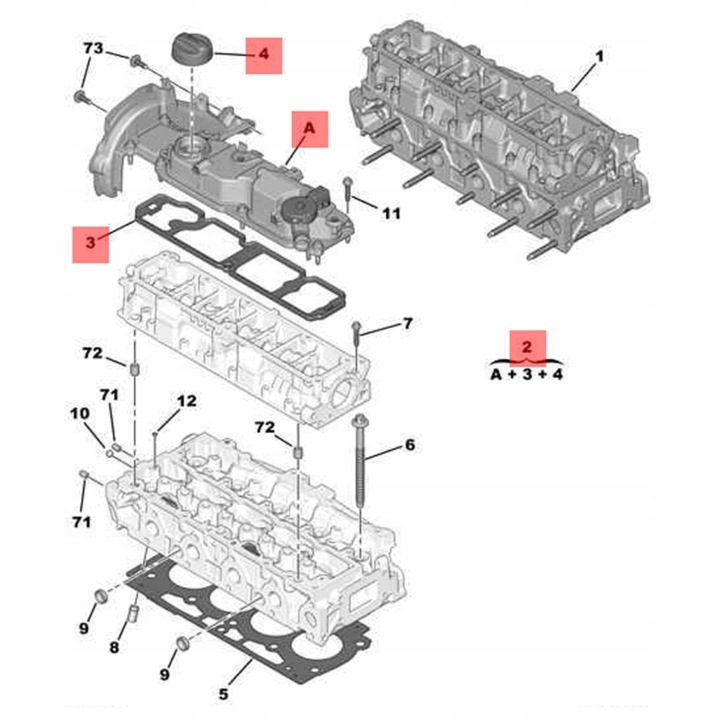 фото №8, Oem номер крышка клапанов citroen peugeot 1.6 hdi bluehdi ford 1.6 tdci оригинал