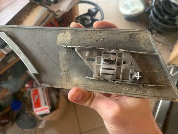 фото №5, Mercedes b класс w245 планка крыльев подкрылки треугольник левая лак 787