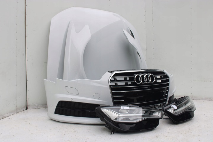 фото №7, Audi a6 fl рестайлинг перед капот крылья бампер pas переднее лампы усилитель