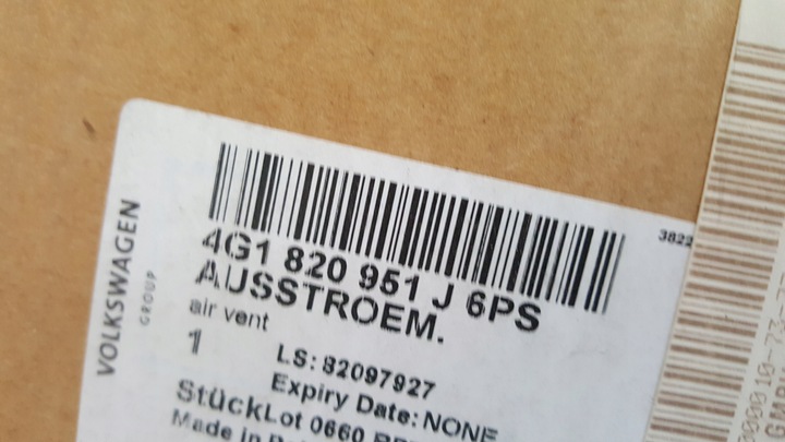 фото №9, Середня решітка повітропровід audi a6 c7 a7 4g1820951j