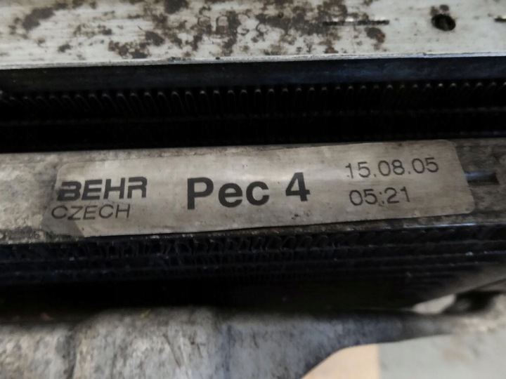 фото №9, Mb w169 a-klasa 2.0 cdi 07 радіатор води кондиціонера a1695000200