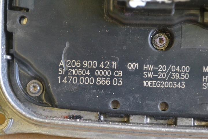 фото №2, Mercedes c 206 w206 c63 модуль led a2069004211