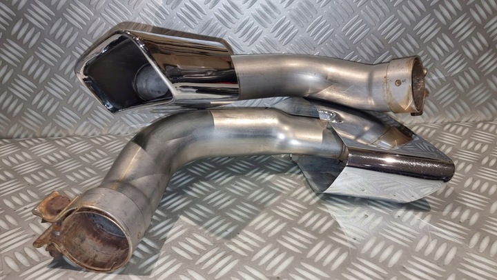 фото №10, Audi q7 4m 3.0 tdi наконечники глушник хром вихлоп 4m0253681j 4m0253682j kpl