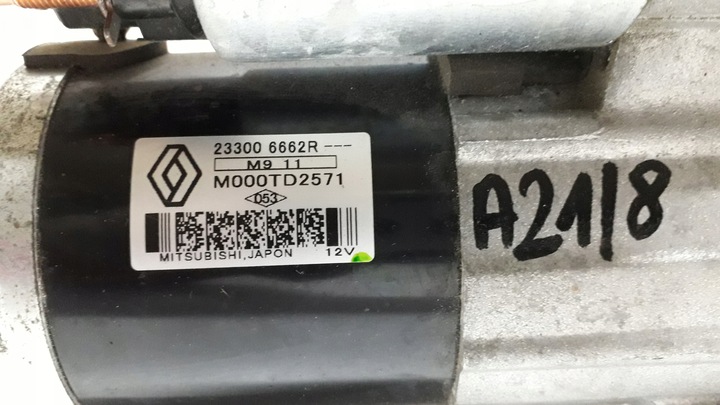 фото №10, Renault megane clio kadjar стартер 23300662r