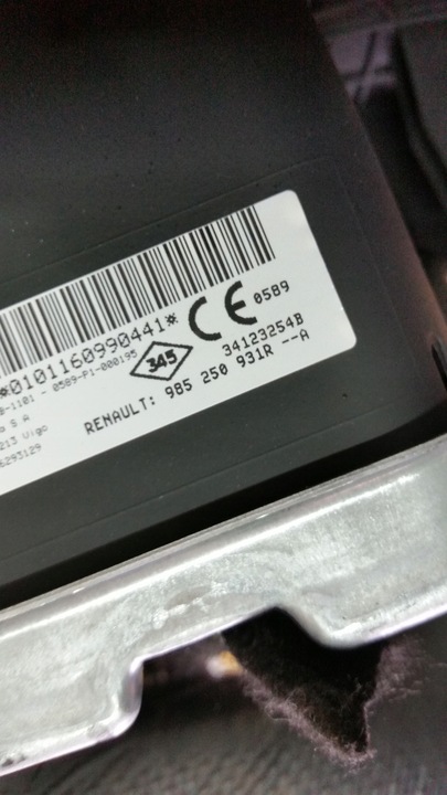 фото №10, Комплект подушки повітряні подушка безпеки пасажира водія dacia sandero ii