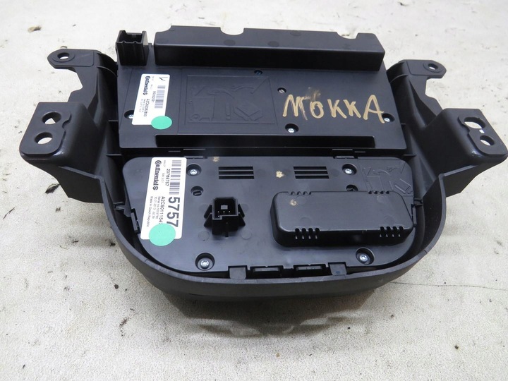 фото №7, Панель керування радіо кондиціонер opel mokka 95052531