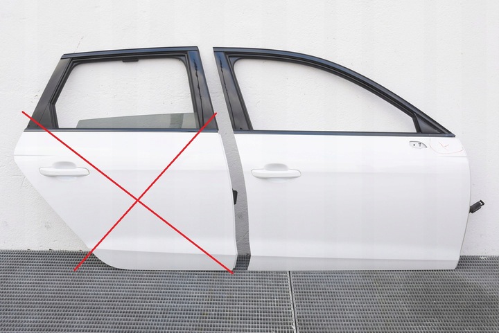 фото №1, Audi a4 b9 рестайлінг двері праві перед ly9c комплектні