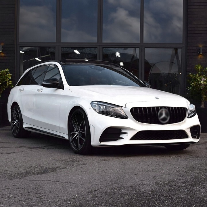 фото №10, Решётка радиатора решётка mercedes w205 c205 2019- рестайлинг panamericana amg gt чёрный блеск
