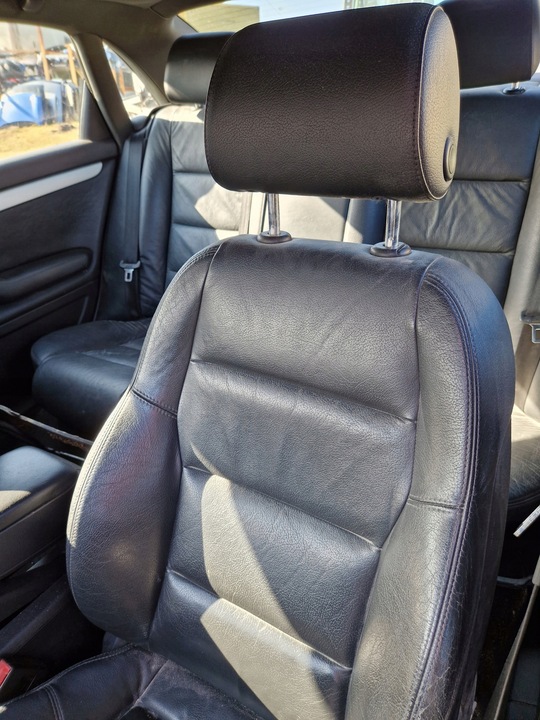 фото №6, Потолок + сиденья кожа чёрная комплект s-line audi a4 b6 sedan