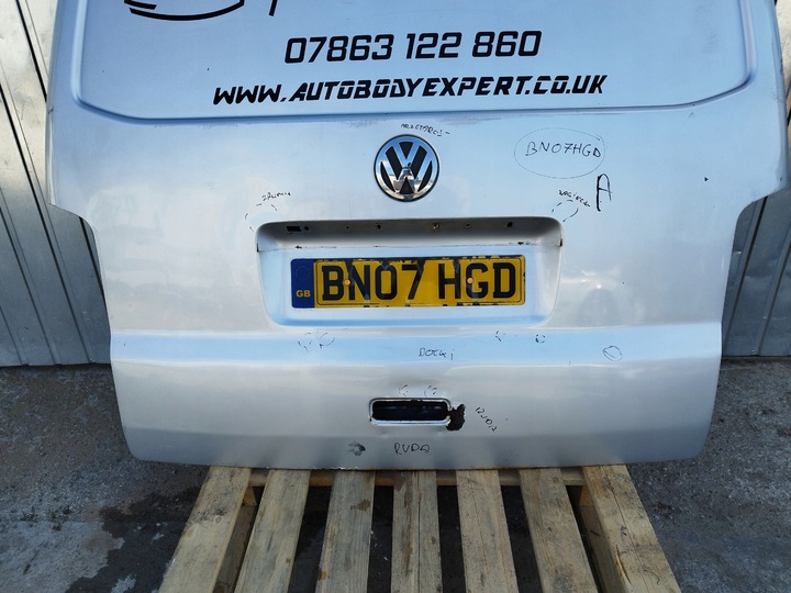 фото №6, Кришка багажника зад vw transporter t5 срібна