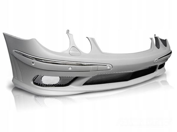 фото №1, Бампер mercedes w211 02-06 amg стиль pdc