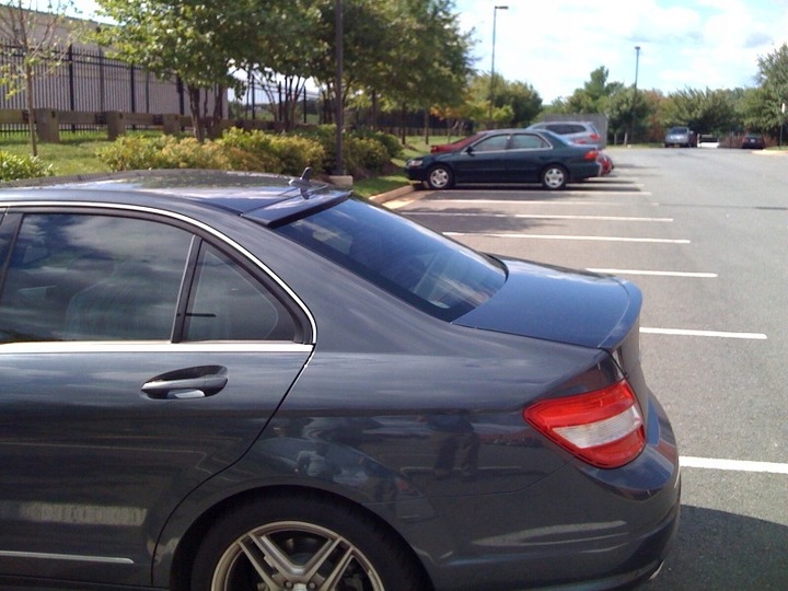 фото №11, Mercedes w204 спойлер спойлер na стекло качество!!!