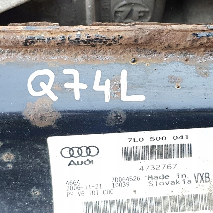 фото №6, Підвішування диференціал задні зад audi q7 4l 7l0500041