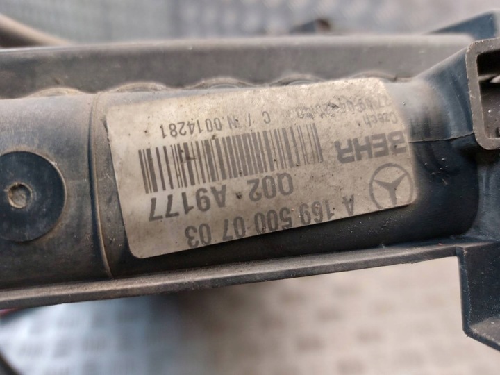 фото №7, Радіаторів води вентилятор mercedes w169 2.0 cdi