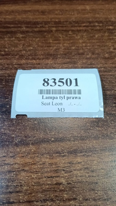 фото №13, Seat leon i фара права зад w кришка багажника багажника 1m6945092b