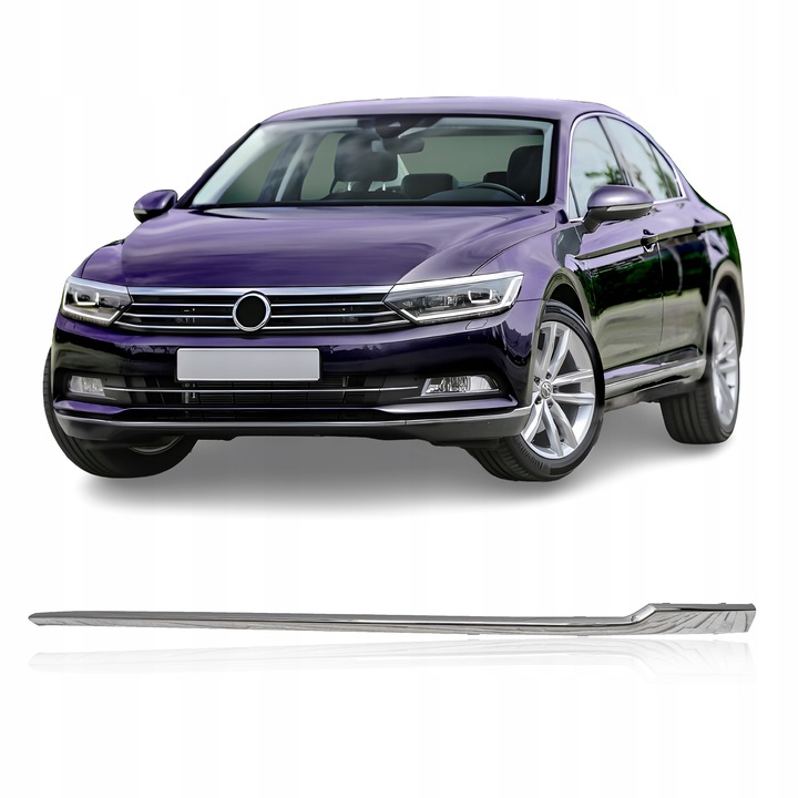 фото №1, Volkswagen passat b8 3g 2015+ хром планка перед бампера ліва 3g0853253