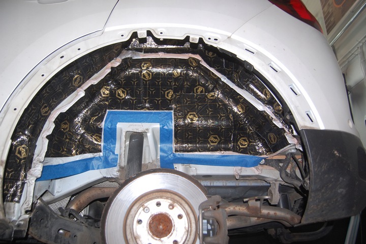 фото №12, Arkusz маты butylowej wygłuszającej 2,3mm золото samoprzylepna водонепроницаемый