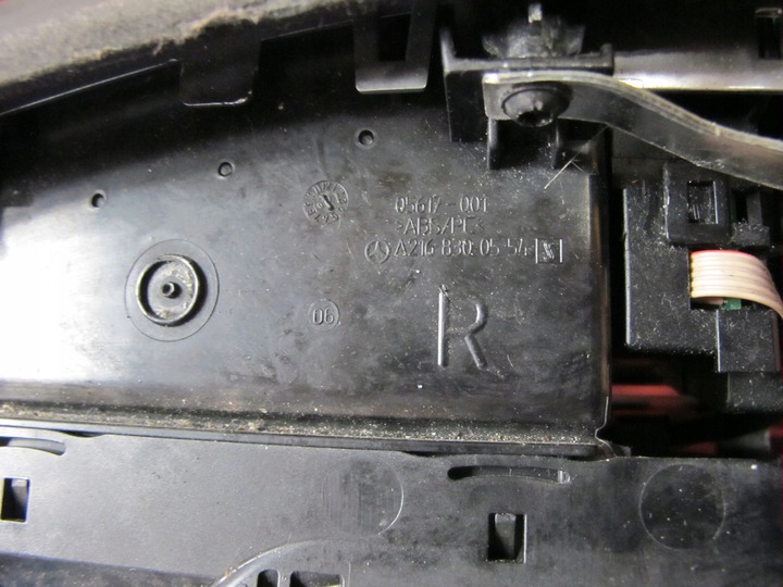 фото №11, Mercedes cl w216 w221 панель консоли решётка часы