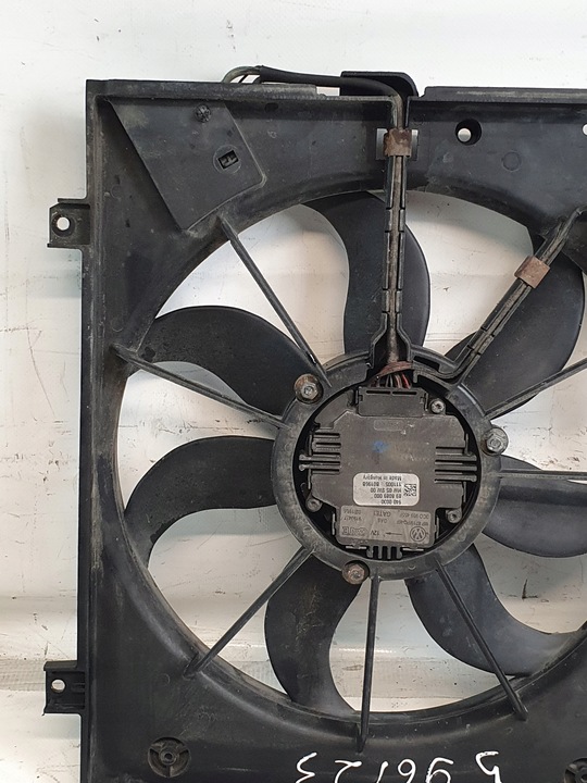 фото №14, Вентилятор радиатор оригинальный номер 1k0121207aa volkswagen passat b6 2.0tdi 06r.