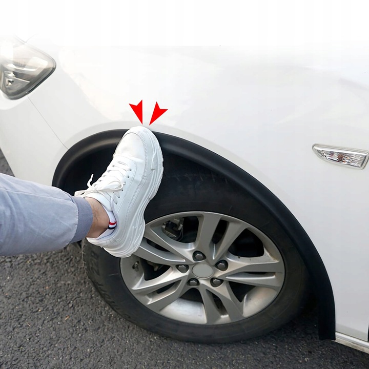 фото №8, 4szt накладка планка захисна колісна арка крила планка планка na підкрилки