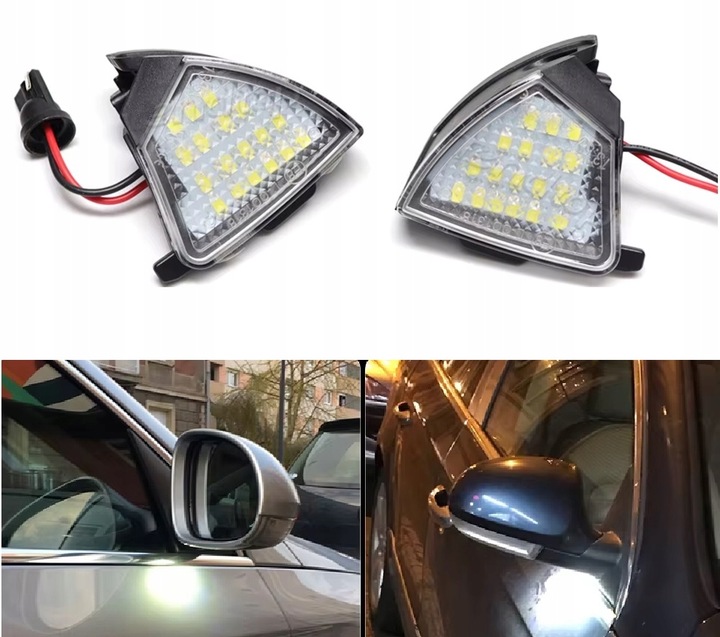 фото №1, Vw golf 5 golf 6 универсал passat b5 fl passat b6 лампочки зеркал led