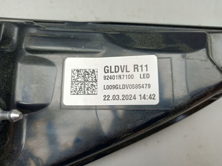 фото №10, Hyundai tucson iv 4 2021- лампа led задняя левая левый зад 92401-n7100 ÷