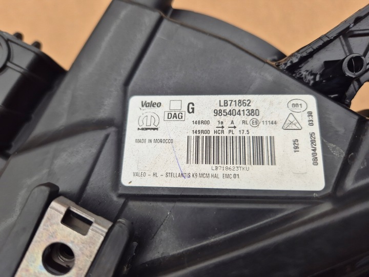 фото №7, Fiat doblo 3 лампа левая. proace city. combo e.2025