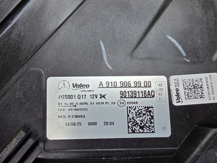 фото №16, Mercedes sprinter 907 w907 910 комплектні лампи перед повний led performance