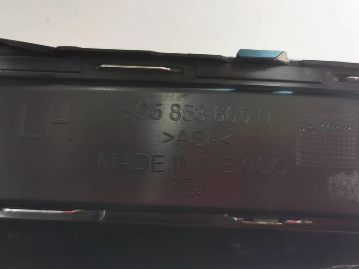 фото №12, Решётка бампера передней volkswagen beetle r-line левая 653.