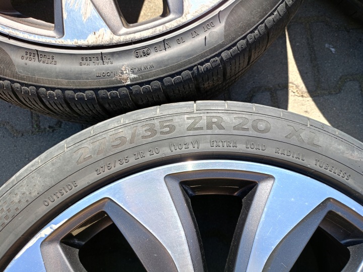 фото №11, Mercedes e-klasa w213 колеса, колісні диски та шини 275/35r20 245/40r20