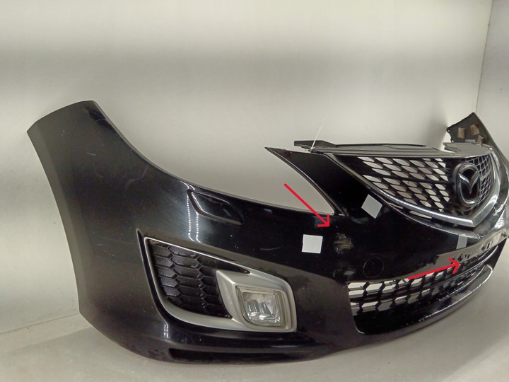 фото №6, Бампер переднее решётка радиатора mazda 6 gh рестайлинг 10-12 омыватель