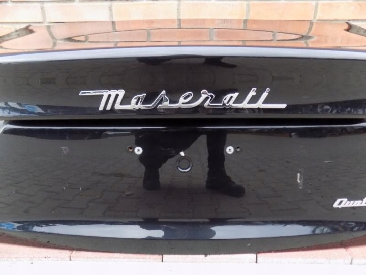 фото №8, Maserati quattroporte vi кришка зад задня багажника sedan nero ribelle 815