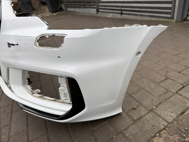 фото №10, Бампер передній перед решітка чорний audi a6 c8 ls9r s-line тінь радар oem