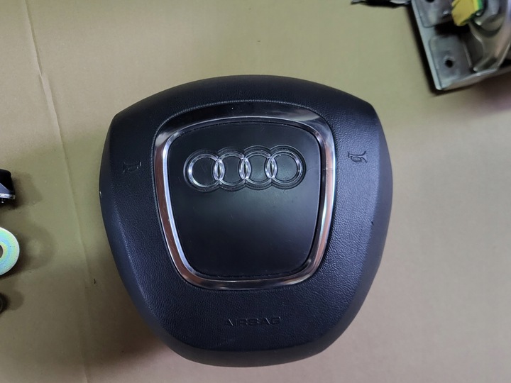 фото №6, Audi a8 d3 рестайлинг панель консоль подушка безопасности ремни kpl slush soul