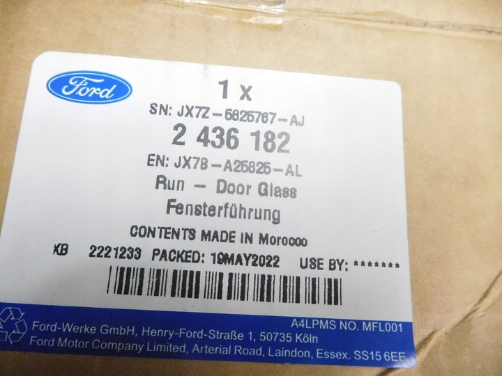 фото №7, Скло лівий зад ford focus 2018-2021 оригінальний номер 2436182