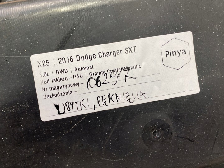 фото №14, Защита pod бампер dodge charger 2015+ usa