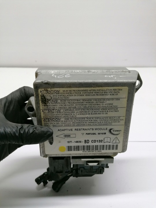 фото №3, Модуль подушка безопасности ford оригинальный номер 1s7t-14b056-bd