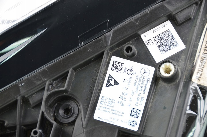 фото №13, Mercedes c-klasa w205 multibeam a2059061506 ліва лампа передня