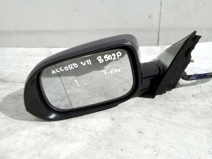 фото №6, Honda accord vii 7 зеркало левая el. 7 pin b502p